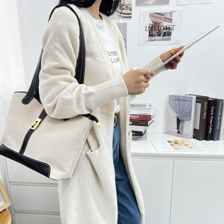 ロング丈の綺麗めカーディガン 女性らしい 冬物 | maison de LATIR | 詳細画像2 