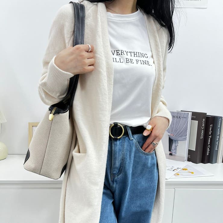 ロング丈の綺麗めカーディガン 女性らしい 冬物 | maison de LATIR | 詳細画像3 