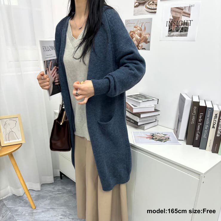 美品 22SS プランテーション メランジFLAT/カーディガン M 綿麻 美品 22SS プランテーション メランジFLAT/カーディガン M 綿麻