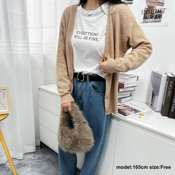 ドロップショルダーでラフこなれ感カーディガン ニット カーディガン | maison de LATIR | 詳細画像21 