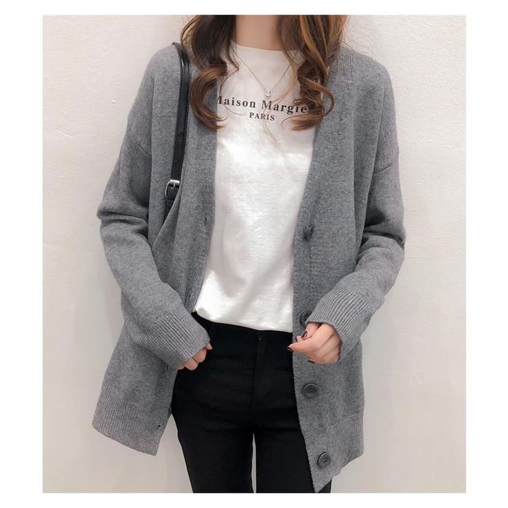 ドロップショルダーでラフこなれ感カーディガン ニット カーディガン | maison de LATIR | 詳細画像25 