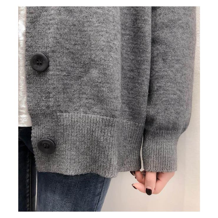 ドロップショルダーでラフこなれ感カーディガン ニット カーディガン | maison de LATIR | 詳細画像33 