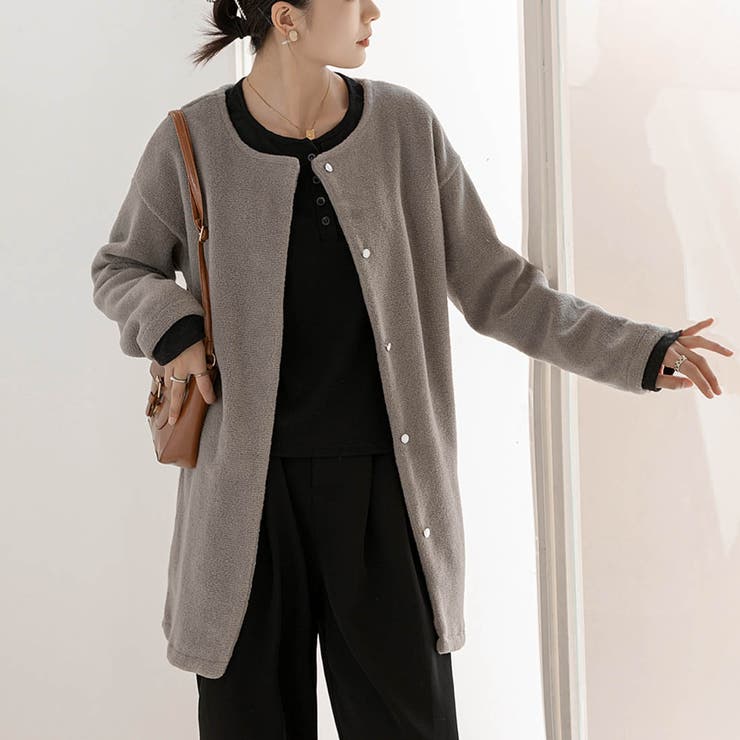 迷ったらサッと羽織って春コーデ。ふわふわした生地感が心地よい 迷ったらサッと羽織って春コーデ。ふわふわした生地感が心地よい