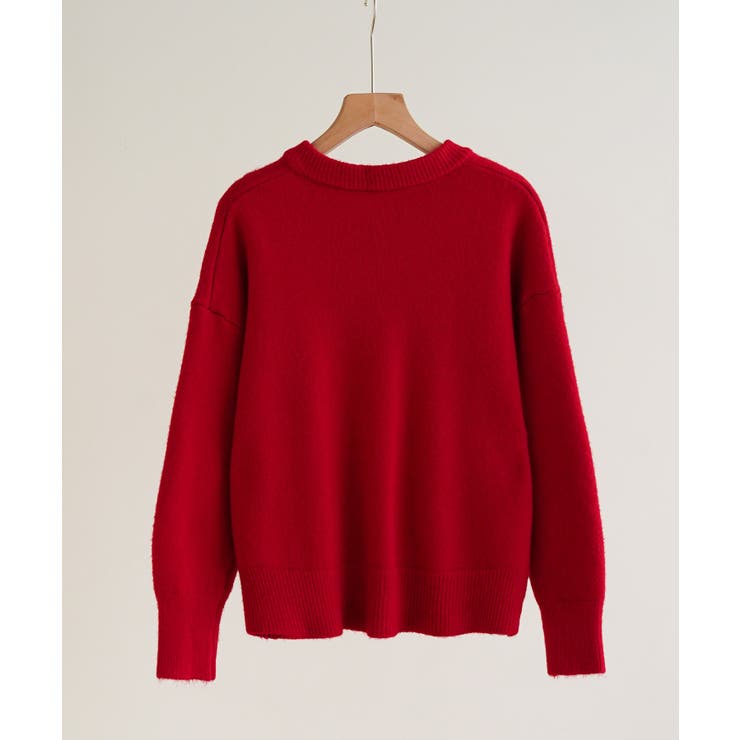 ルーズなスリーブと大きめのボタンが大人こなれ感を演出するニットカーディガン ゴー… | maison de LATIR | 詳細画像27 