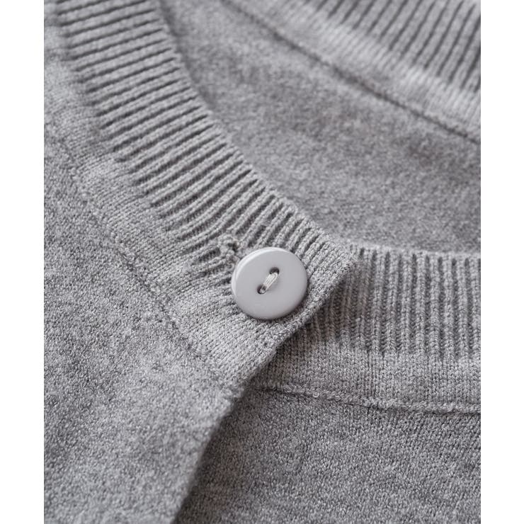 冬に使えるシンプルながらもトレンド感もあるクルーネックカーディガン トップス 羽… | maison de LATIR | 詳細画像76 