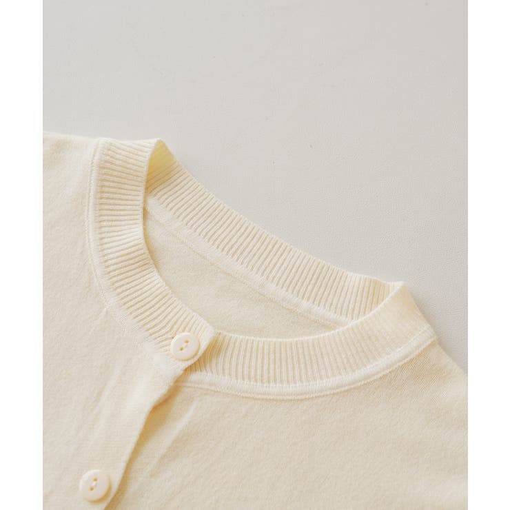 冬に使えるシンプルながらもトレンド感もあるクルーネックカーディガン トップス 羽… | maison de LATIR | 詳細画像84 