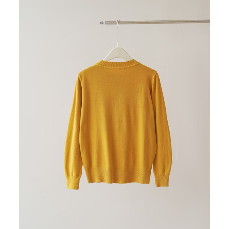 冬に使えるシンプルながらもトレンド感もあるクルーネックカーディガン トップス 羽… | maison de LATIR | 詳細画像92 