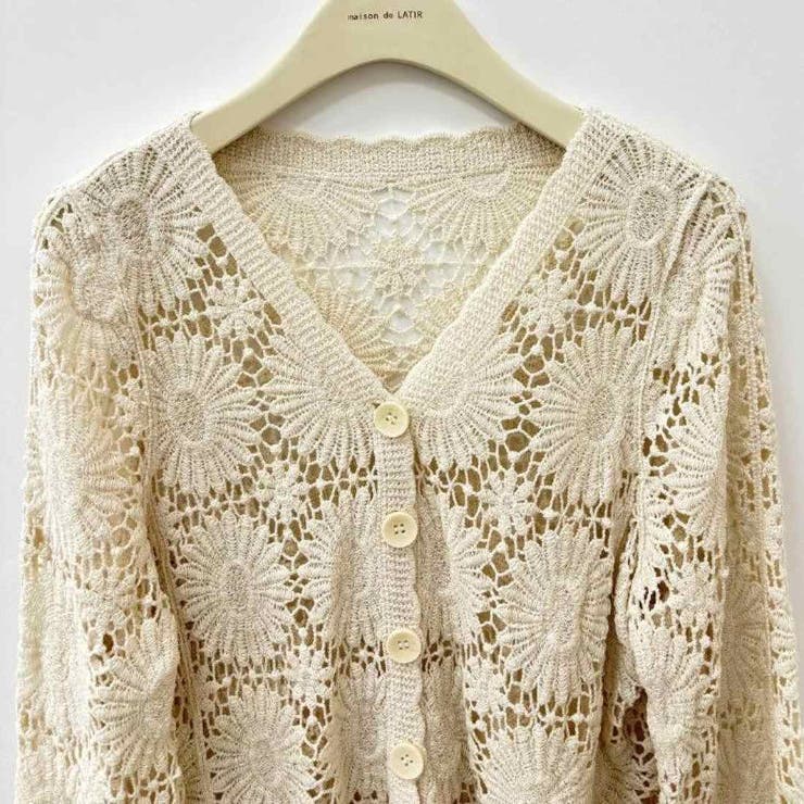 着まわし力抜群の夏服クロシェUVカットカーデ | maison de LATIR | 詳細画像21 