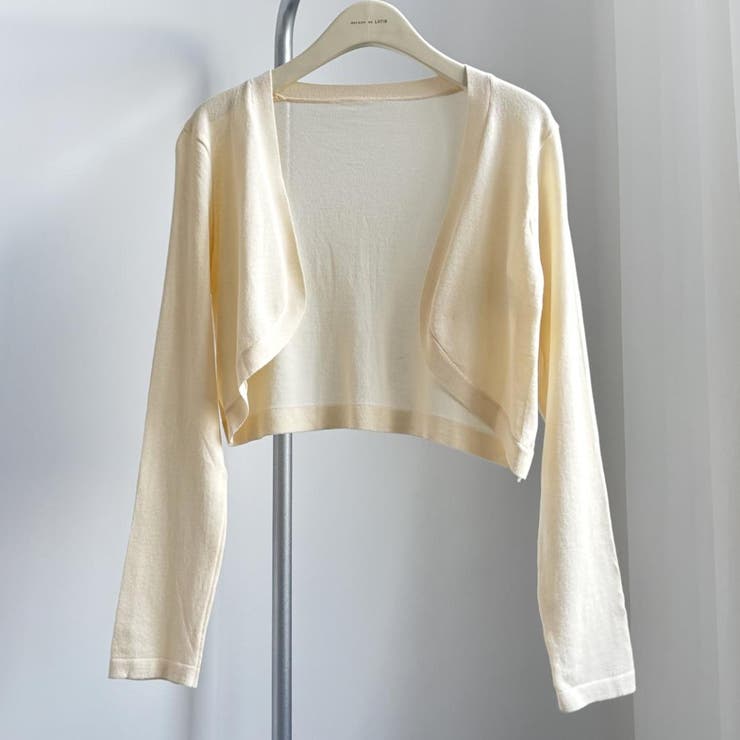 ヘルシーな肌見せで、夏映え。華奢見え叶うショート丈夏服UVカットカーデ | maison de LATIR | 詳細画像20 