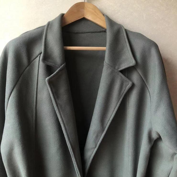 羽織るだけできちんと感間違いなしのロング丈チェスターコート レトロ 高見え | maison de LATIR | 詳細画像22 