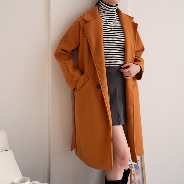 幅広いスタイリングにマッチするトレンチコート アウター コート | maison de LATIR | 詳細画像12 