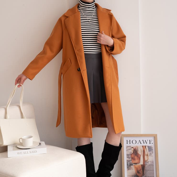 幅広いスタイリングにマッチするトレンチコート アウター コート | maison de LATIR | 詳細画像13 