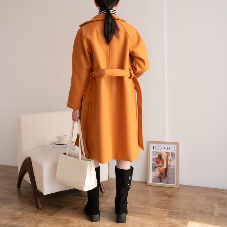 幅広いスタイリングにマッチするトレンチコート アウター コート | maison de LATIR | 詳細画像18 