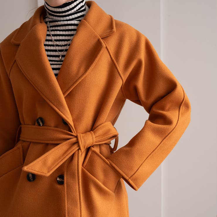 幅広いスタイリングにマッチするトレンチコート アウター コート | maison de LATIR | 詳細画像26 