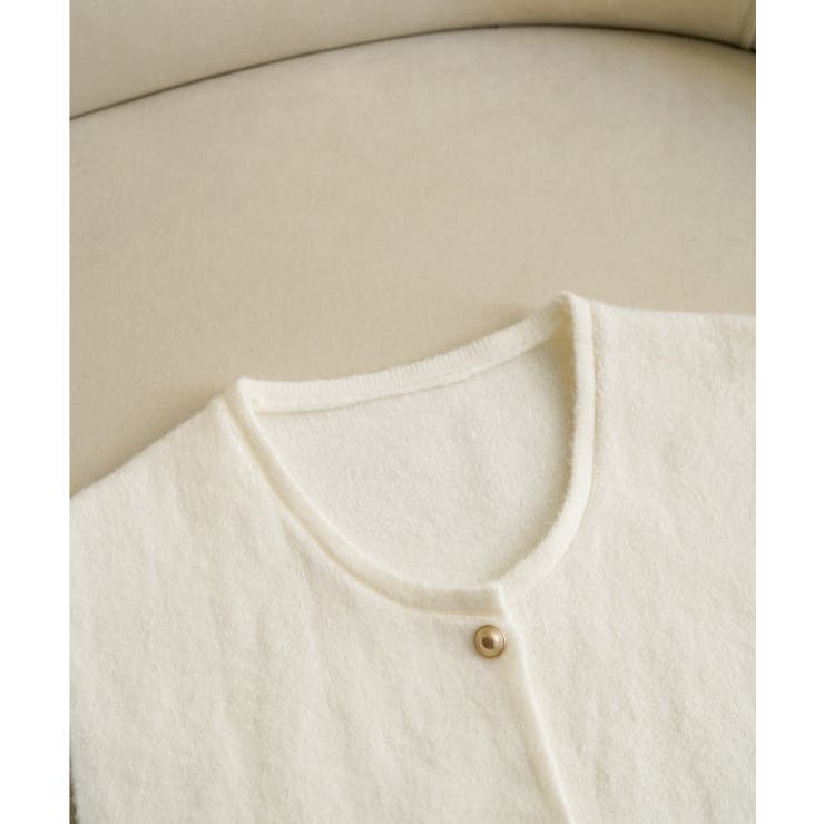 柔らかな生地でフレンチカジュアルを楽しめるノーカラーベスト トップス アウター | maison de LATIR | 詳細画像49 