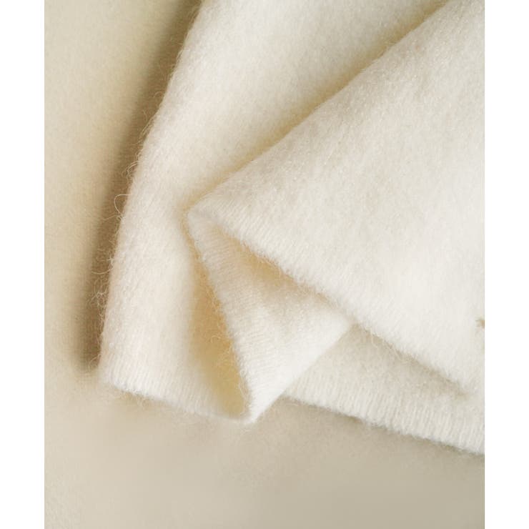 柔らかな生地でフレンチカジュアルを楽しめるノーカラーベスト トップス アウター | maison de LATIR | 詳細画像54 