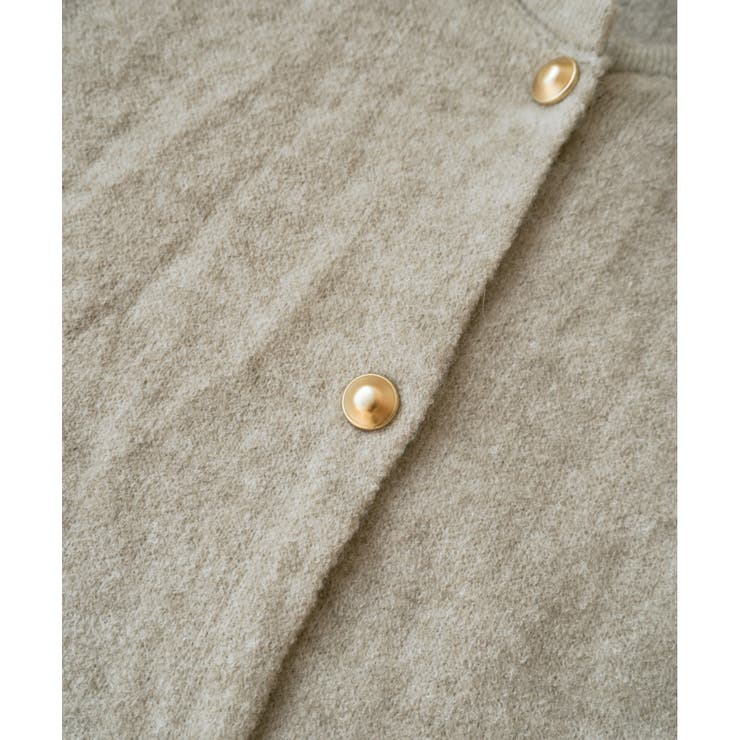 柔らかな生地でフレンチカジュアルを楽しめるノーカラーベスト トップス アウター | maison de LATIR | 詳細画像59 