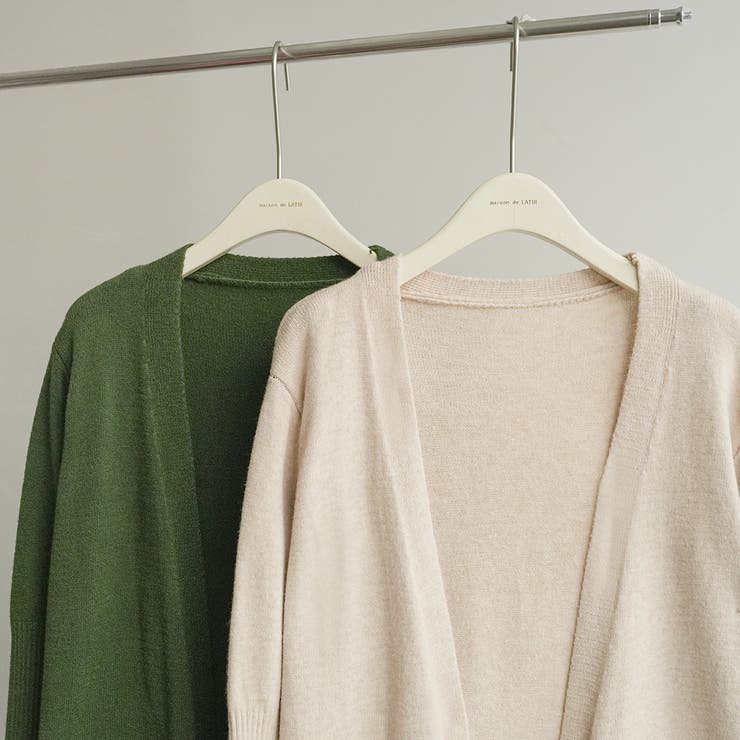 ニット ロング カーディガン | maison de LATIR | 詳細画像32 