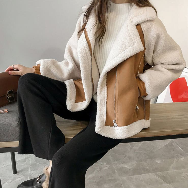 アウター ムートンコート ファーコート | maison de LATIR | 詳細画像17 