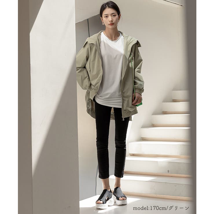 冬アウター お尻すっぽり体型カバー！スルッと羽織れるマウンテンパーカー ビッグジ… | maison de LATIR | 詳細画像14 