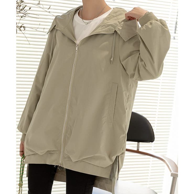 秋アウター お尻すっぽり体型カバー！スルッと羽織れる