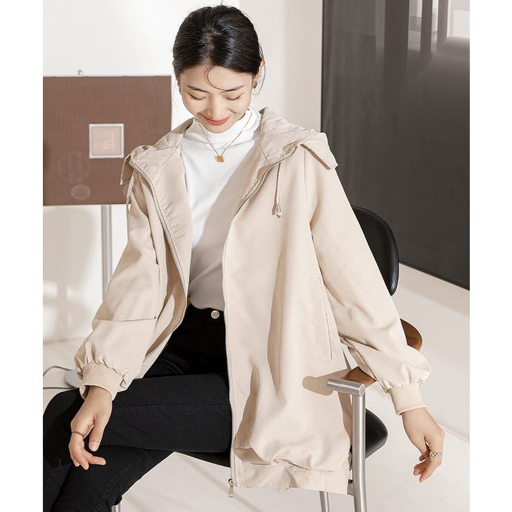 冬アウター お尻すっぽり体型カバー！スルッと羽織れるマウンテンパーカー ビッグジ… | maison de LATIR | 詳細画像62 