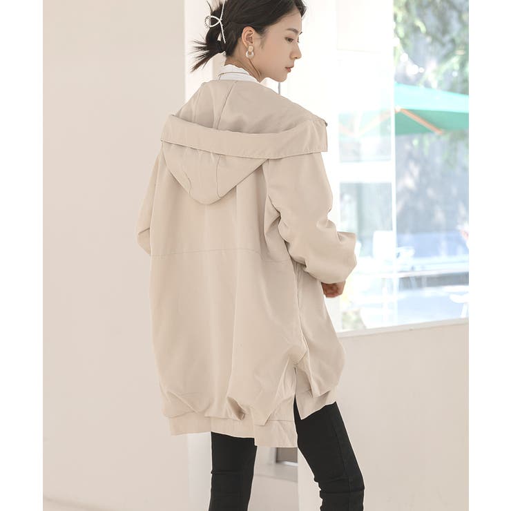 冬アウター お尻すっぽり体型カバー！スルッと羽織れるマウンテンパーカー ビッグジ… | maison de LATIR | 詳細画像65 