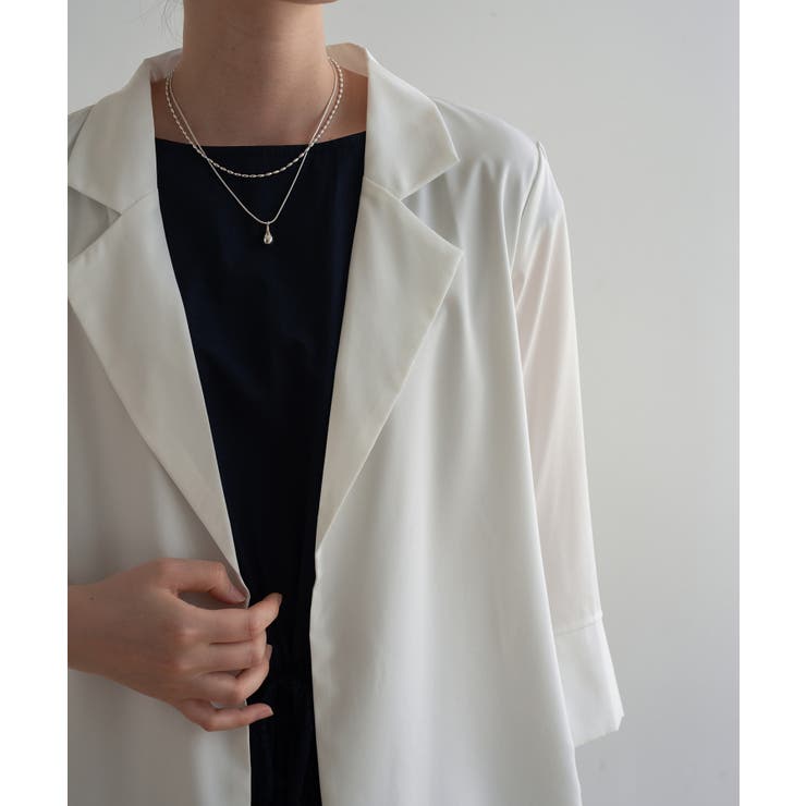 冬の冷房UV対策に◎シャツ感覚で羽織れる冬服にぴったりの薄手テーラードジャケット… | maison de LATIR | 詳細画像17 