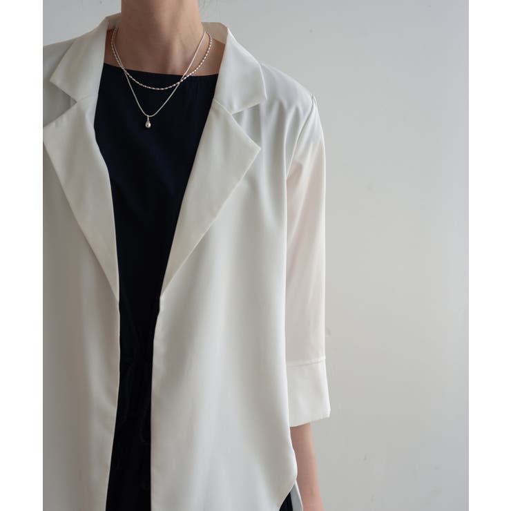 冬の冷房UV対策に◎シャツ感覚で羽織れる冬服にぴったりの薄手テーラードジャケット… | maison de LATIR | 詳細画像20 