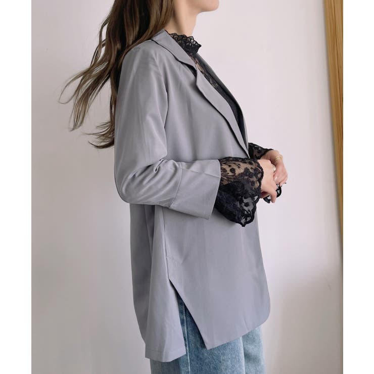 冬の冷房UV対策に◎シャツ感覚で羽織れる冬服にぴったりの薄手テーラードジャケット… | maison de LATIR | 詳細画像22 