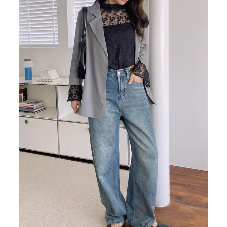 冬の冷房UV対策に◎シャツ感覚で羽織れる冬服にぴったりの薄手テーラードジャケット… | maison de LATIR | 詳細画像24 