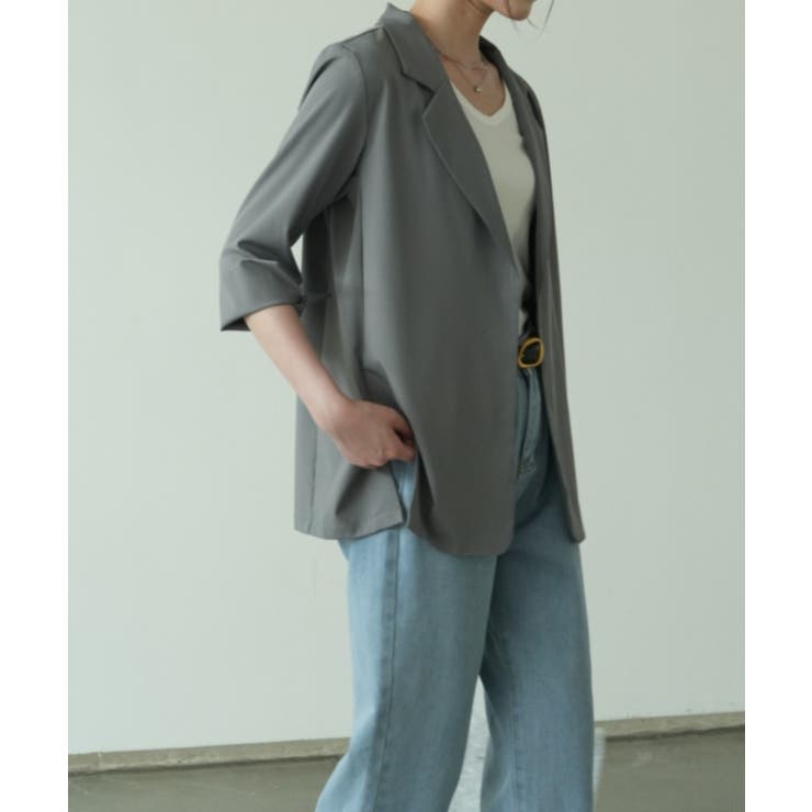 冬の冷房UV対策に◎シャツ感覚で羽織れる冬服にぴったりの薄手テーラードジャケット… | maison de LATIR | 詳細画像28 