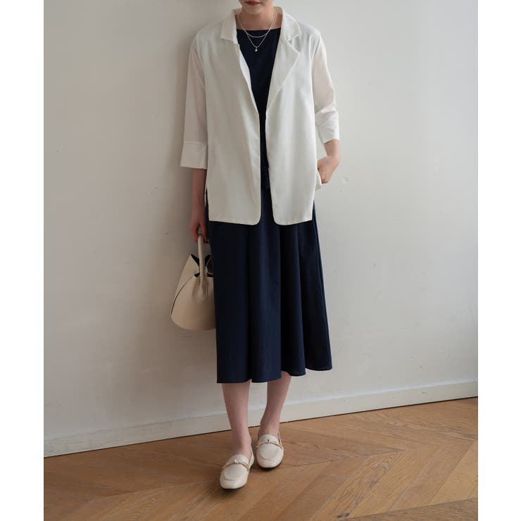 冬の冷房UV対策に◎シャツ感覚で羽織れる冬服にぴったりの薄手テーラードジャケット… | maison de LATIR | 詳細画像36 