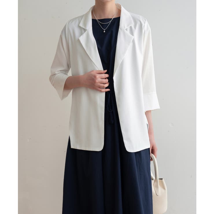 冬の冷房UV対策に◎シャツ感覚で羽織れる冬服にぴったりの薄手テーラードジャケット… | maison de LATIR | 詳細画像46 