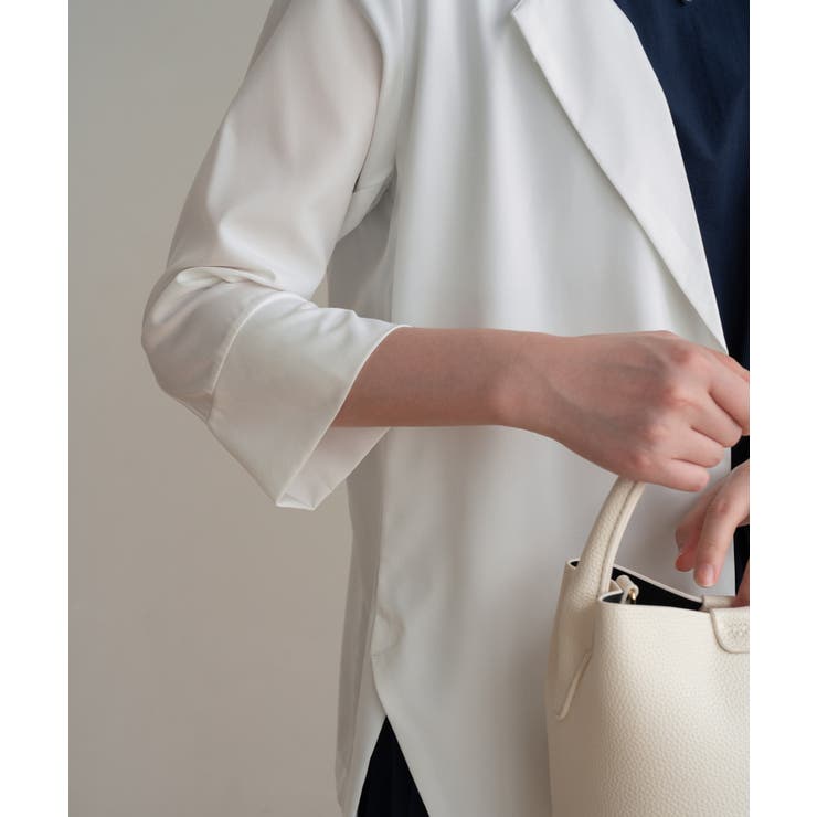 冬の冷房UV対策に◎シャツ感覚で羽織れる冬服にぴったりの薄手テーラードジャケット… | maison de LATIR | 詳細画像48 