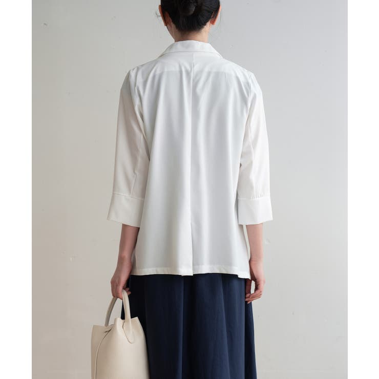 冬の冷房UV対策に◎シャツ感覚で羽織れる冬服にぴったりの薄手テーラードジャケット… | maison de LATIR | 詳細画像49 