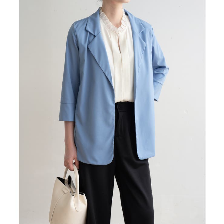 冬の冷房UV対策に◎シャツ感覚で羽織れる冬服にぴったりの薄手テーラードジャケット… | maison de LATIR | 詳細画像51 