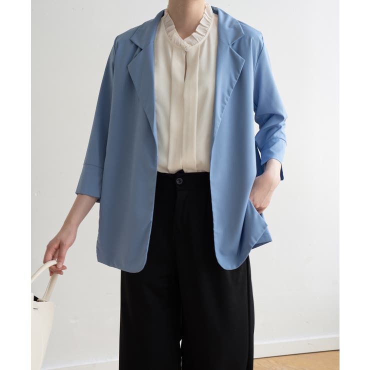 冬の冷房UV対策に◎シャツ感覚で羽織れる冬服にぴったりの薄手テーラードジャケット… | maison de LATIR | 詳細画像57 