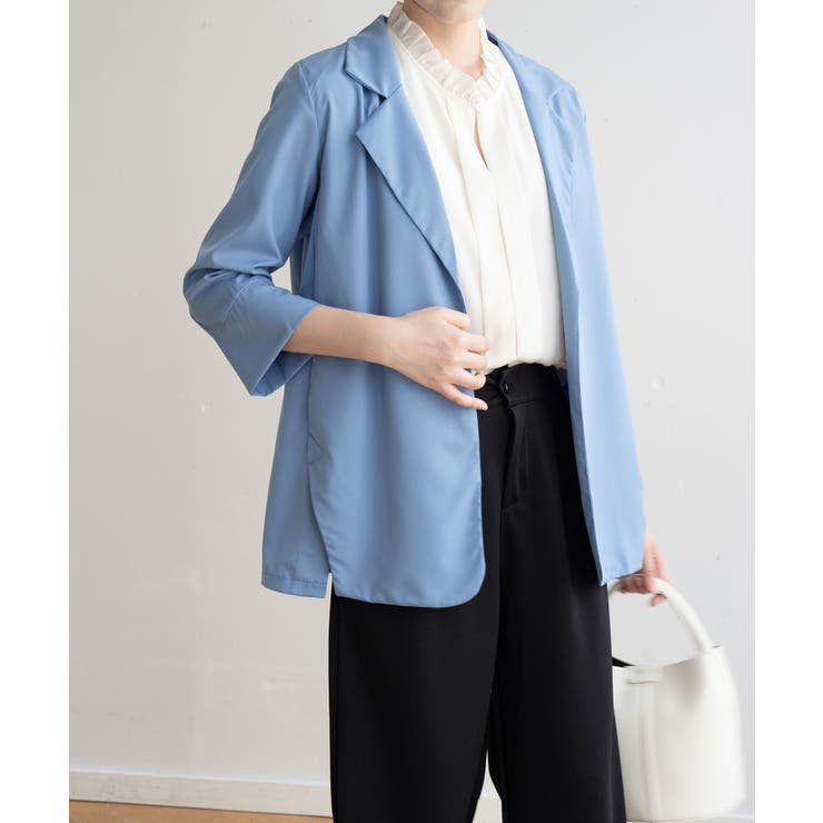 冬の冷房UV対策に◎シャツ感覚で羽織れる冬服にぴったりの薄手テーラードジャケット… | maison de LATIR | 詳細画像58 