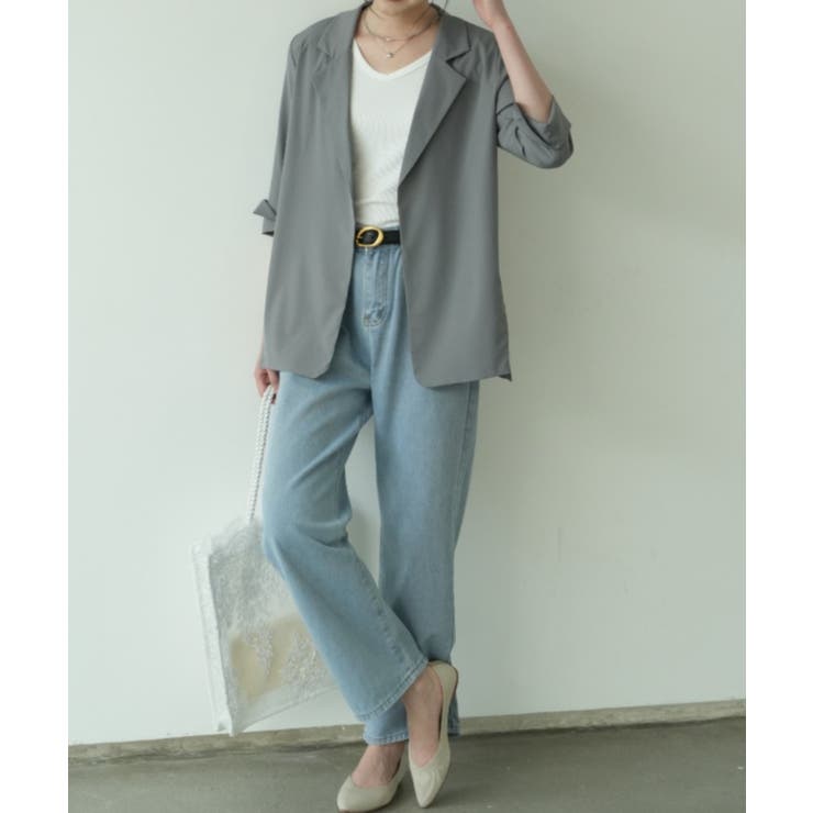 冬の冷房UV対策に◎シャツ感覚で羽織れる冬服にぴったりの薄手テーラードジャケット… | maison de LATIR | 詳細画像65 