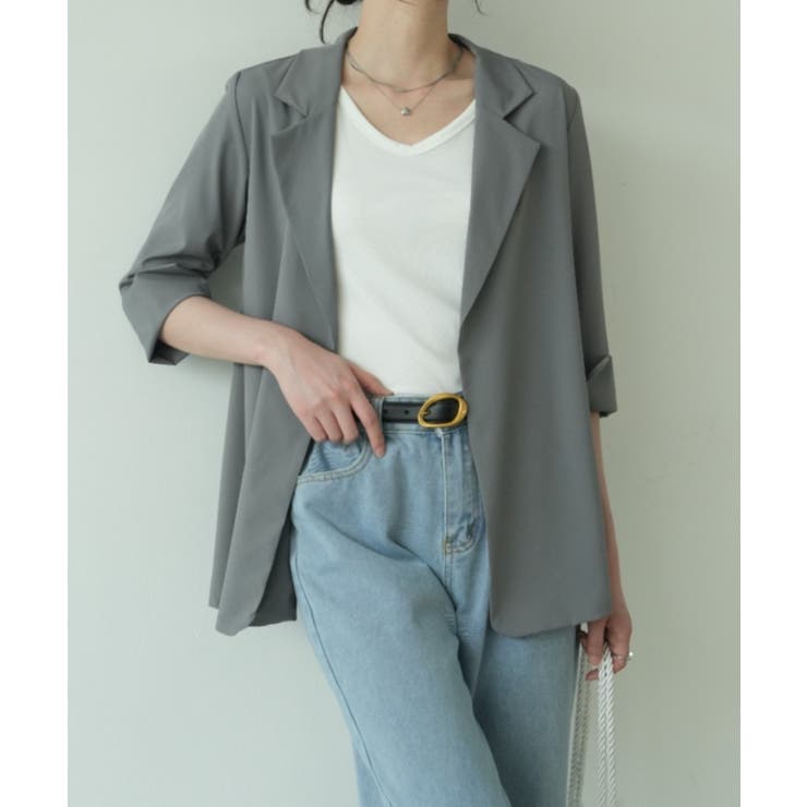 冬の冷房UV対策に◎シャツ感覚で羽織れる冬服にぴったりの薄手テーラードジャケット… | maison de LATIR | 詳細画像66 