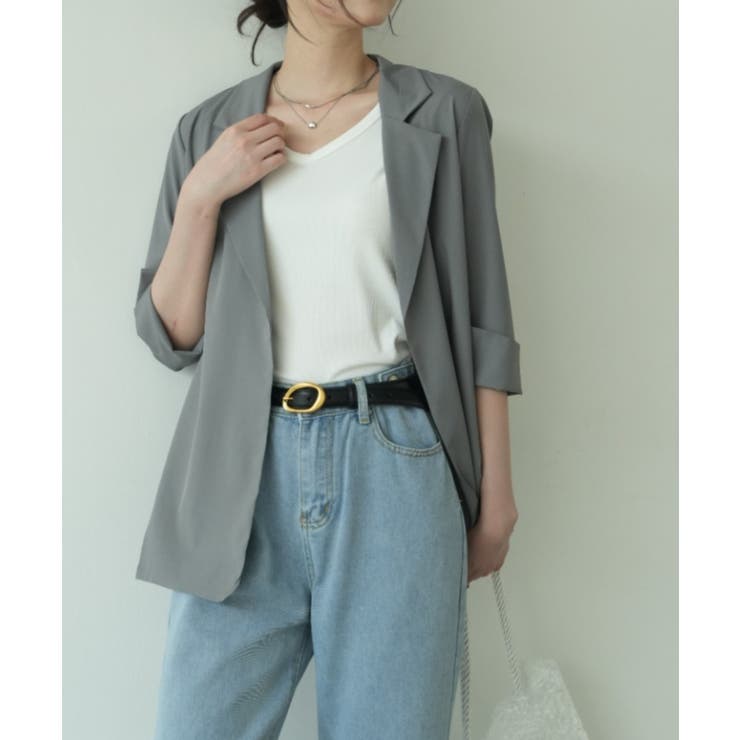 冬の冷房UV対策に◎シャツ感覚で羽織れる冬服にぴったりの薄手テーラードジャケット… | maison de LATIR | 詳細画像68 