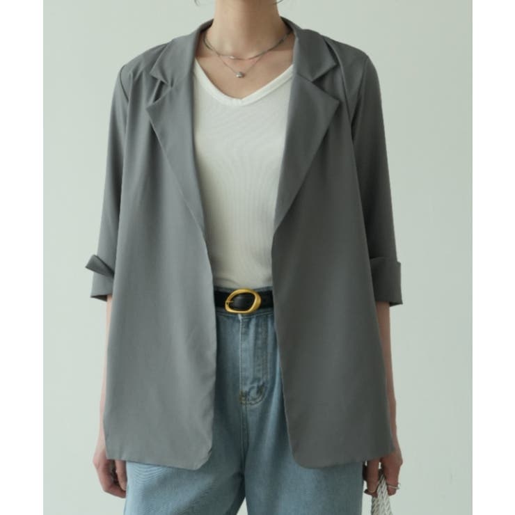 冬の冷房UV対策に◎シャツ感覚で羽織れる冬服にぴったりの薄手テーラードジャケット… | maison de LATIR | 詳細画像69 