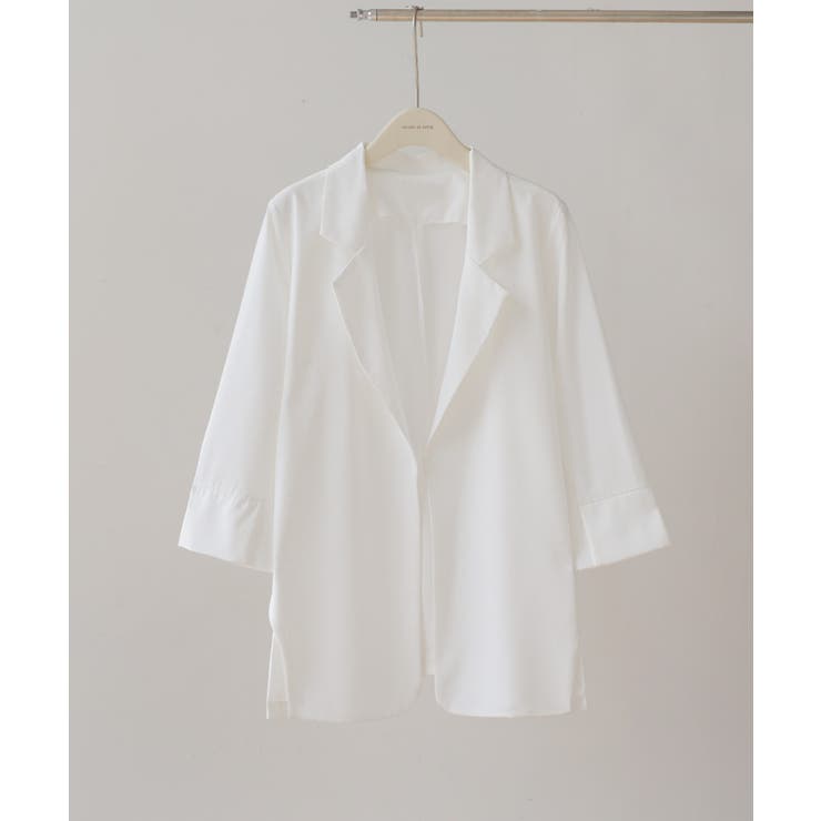 冬の冷房UV対策に◎シャツ感覚で羽織れる冬服にぴったりの薄手テーラードジャケット… | maison de LATIR | 詳細画像75 