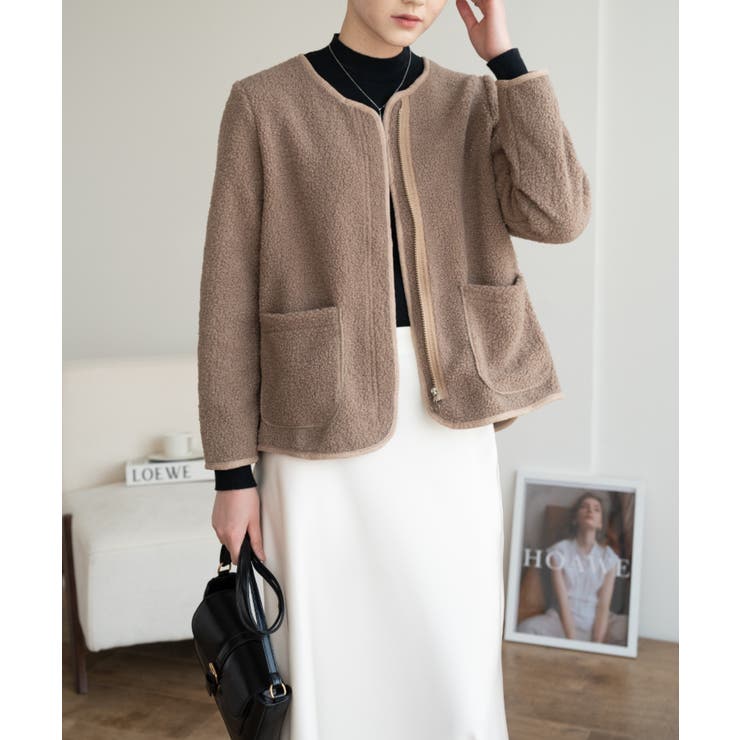 どんなスタイリングにもマッチするベーシックジャケット トップス 長袖 | maison de LATIR | 詳細画像14 