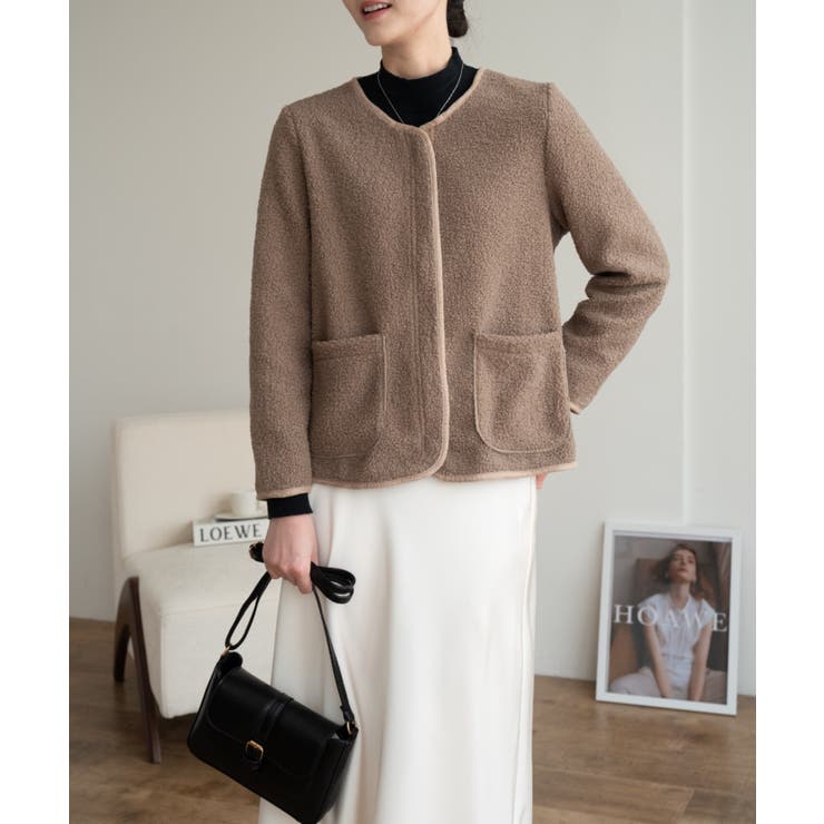 どんなスタイリングにもマッチするベーシックジャケット トップス 長袖 | maison de LATIR | 詳細画像26 