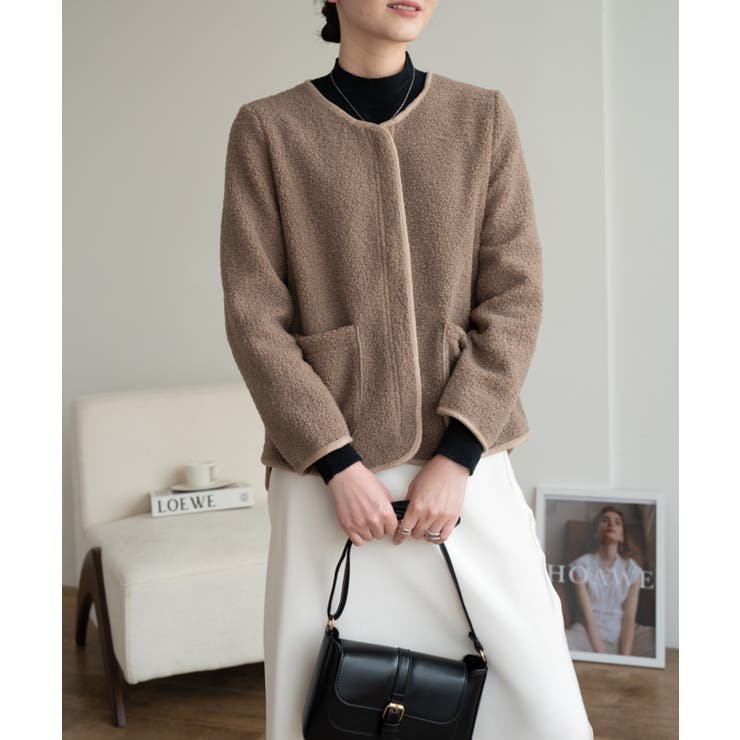 どんなスタイリングにもマッチするベーシックジャケット トップス 長袖 | maison de LATIR | 詳細画像27 