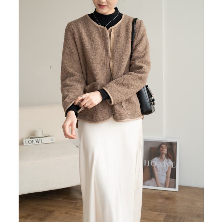 どんなスタイリングにもマッチするベーシックジャケット トップス 長袖 | maison de LATIR | 詳細画像30 