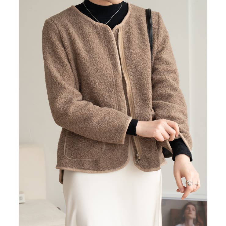 どんなスタイリングにもマッチするベーシックジャケット トップス 長袖 | maison de LATIR | 詳細画像33 