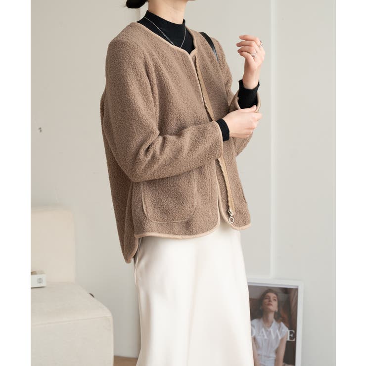 どんなスタイリングにもマッチするベーシックジャケット トップス 長袖 | maison de LATIR | 詳細画像35 